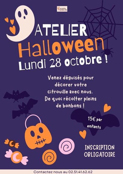 site internet atelier enfants halloween